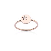 Anillo Burato Mujer in Oro rosa Diamante 0.02 Ct CD260 - CD260